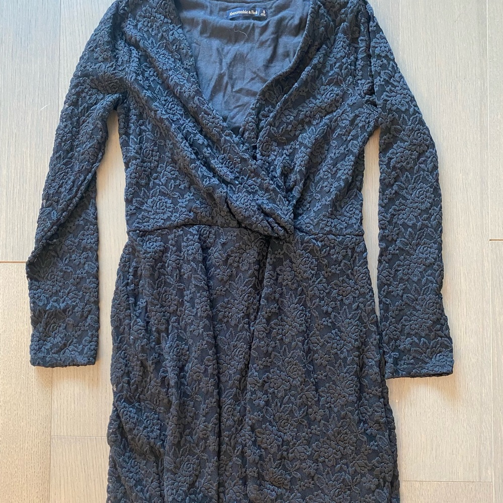 Abercrombie & Fitch black laced dress